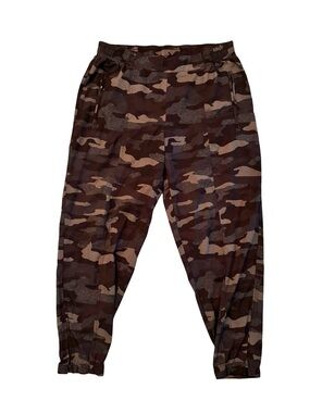 Old Navy Active Brown & Tan Camo Jogger Pants Size Large